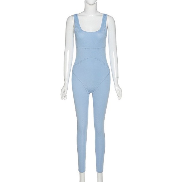 Damen-Fitness-Overall A2056 hellblau XS