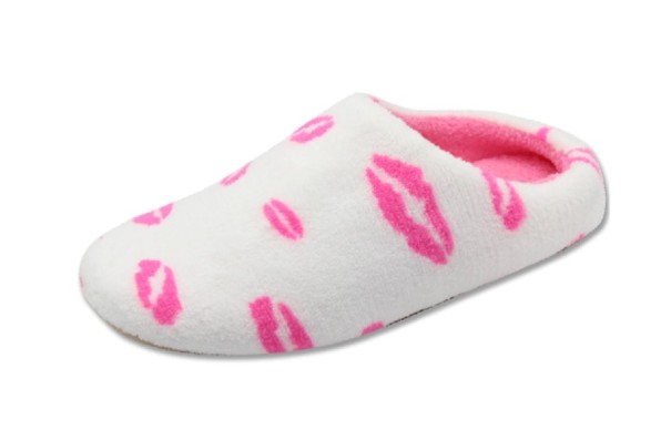 Damen-Flip-Flops mit Lippenaufdruck 34