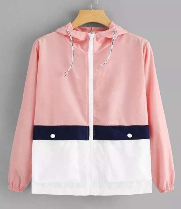 Damen-Frühlingsjacke P1379 rosa L