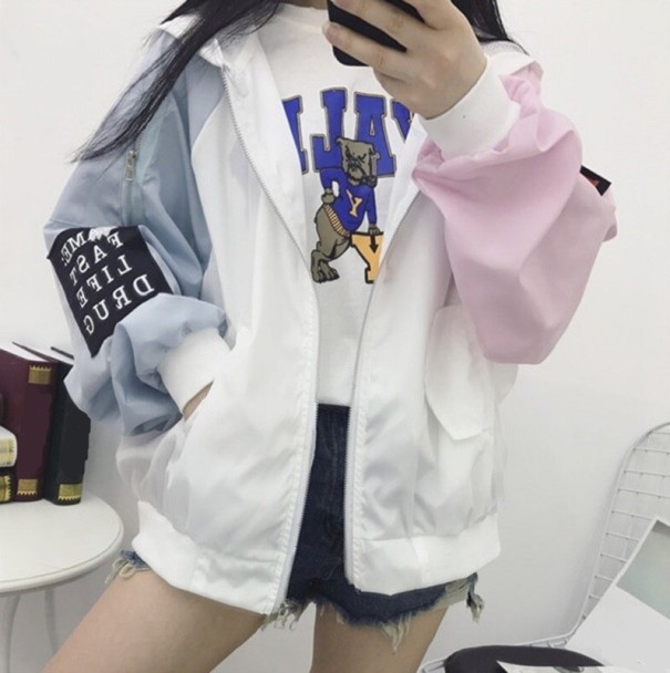 Damen-Frühlingsjacke P2377 weiß L
