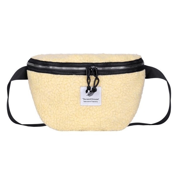 Damen-Gürteltasche T845 hellgelb