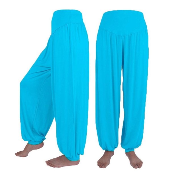 Damen-Haremshose D7 azurblau S