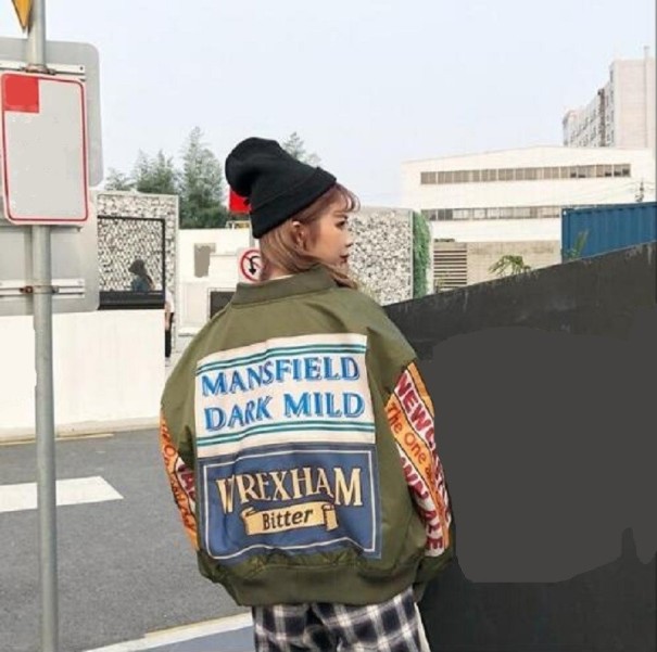 Damen Herbstjacke P1394 armeegrün M
