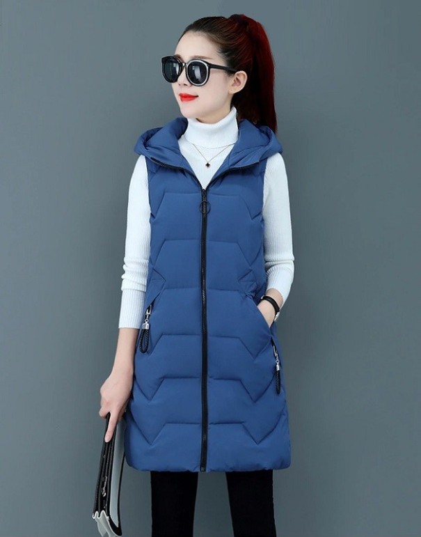 Damen-Herbstweste P1359 blau L