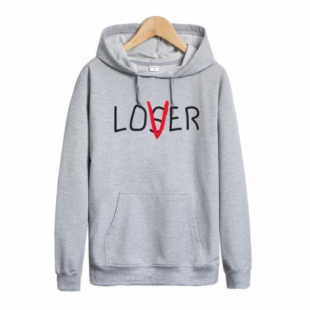 Damen-Hoodie B28 grau XXL