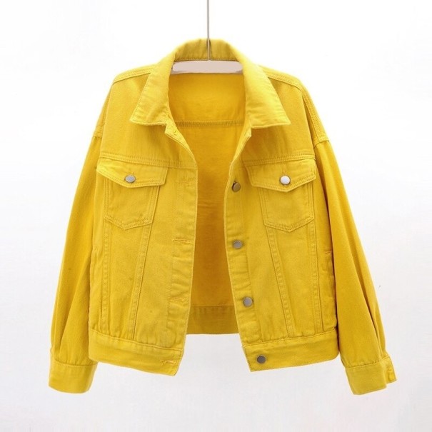 Damen-Jeansjacke A1846 gelb S