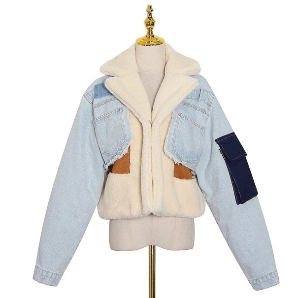 Damen Jeansjacke P1459 hellblau M