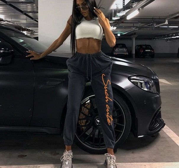 Damen-Jogginghose grau S