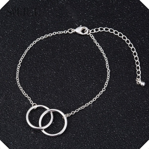 Damen-Kettenarmband H454 silbern 10