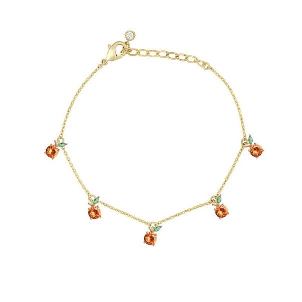 Damen-Kettenarmband mit Fruchtanhängern 5