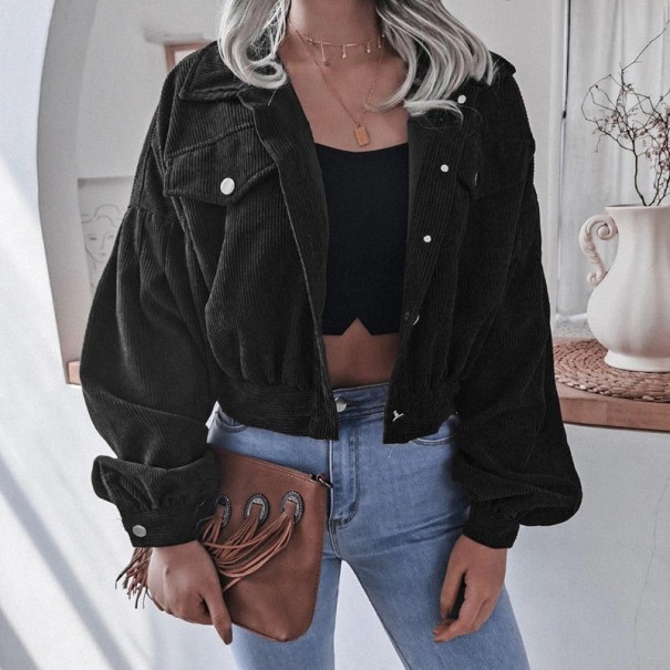 Damen-Kurzjacke A3055 schwarz XL