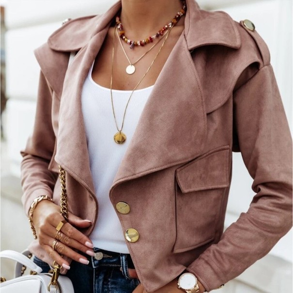 Damen Kurzmantel P2014 altrosa L
