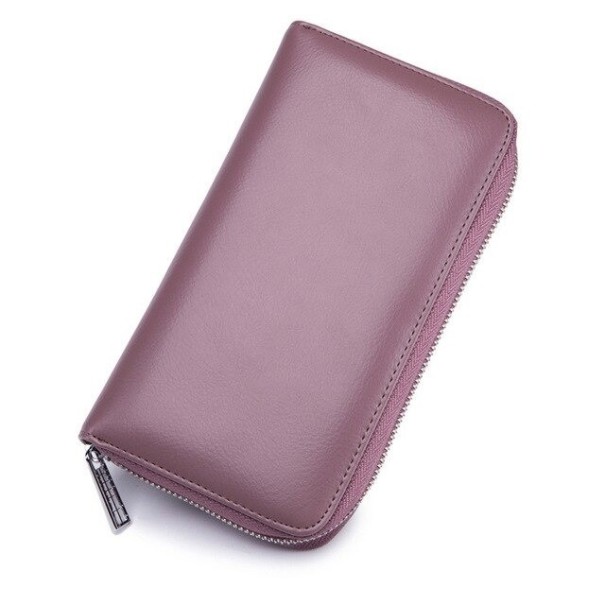 Damen-Lederbrieftasche M300 hellviolett