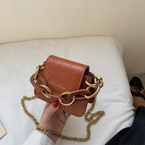 Damen-Lederhandtasche M1211 braun S