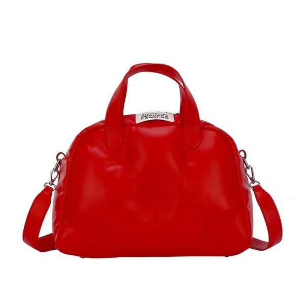 Damen-Lederhandtasche M1282 rot