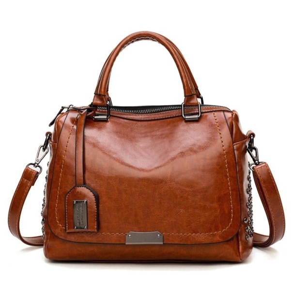 Damen-Lederhandtasche M1610 braun