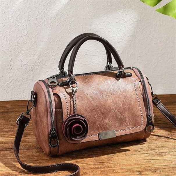 Damen-Lederhandtasche M1642 altrosa