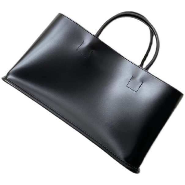 Damen-Lederhandtasche M1736 schwarz