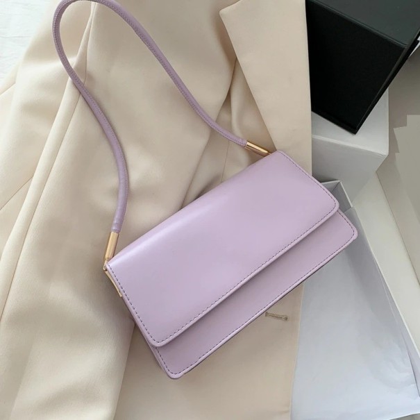 Damen-Lederhandtasche M958 hellviolett