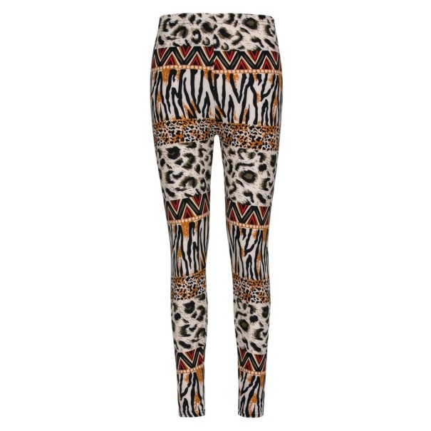 Damen-Leggings mit Leopardenmuster J521 2