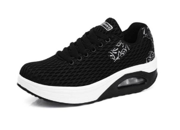 Damen-Mesh-Sneaker J1764 schwarz 38