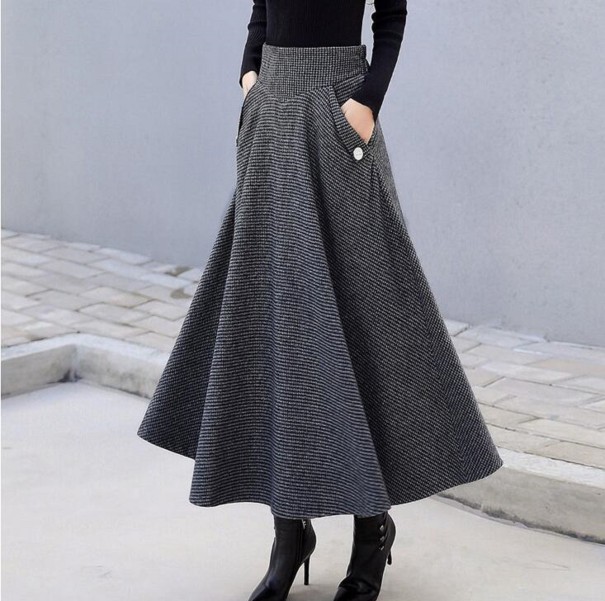 Damen-Midirock mit Taschen A2881 M 2