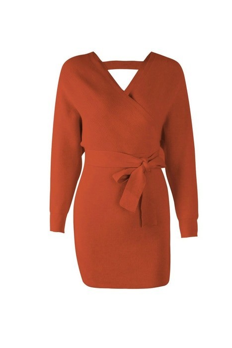 Damen-Minikleid „Diane“. orange M