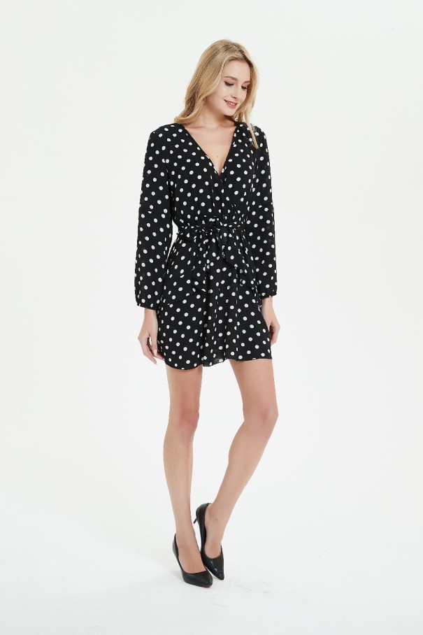 Damen-Minikleid mit tiefem Ausschnitt A2794 S 5