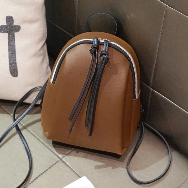 Damen-Minirucksack E624 braun