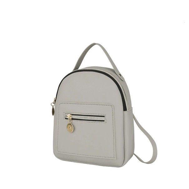 Damen-Minirucksack E758 grau