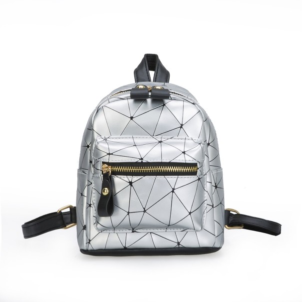 Damen-Minirucksack E935 silbern