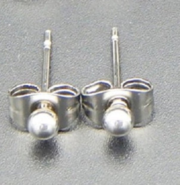 Damen-Ohrstecker G599 silbern 3 mm