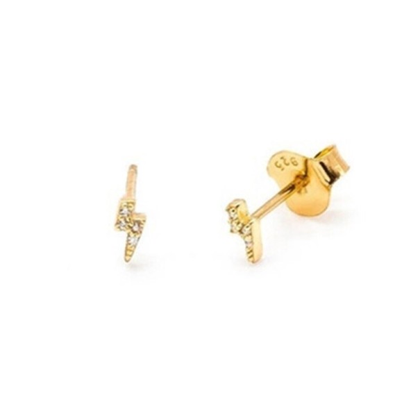Damen-Ohrstecker R39 golden 3