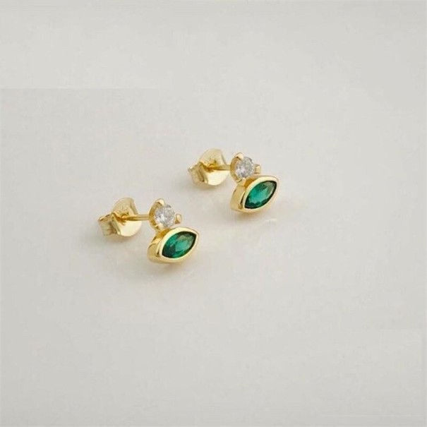 Damen-Ohrstecker R39 golden 6