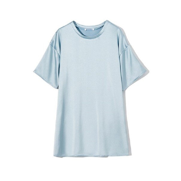 Damen-Oversize-T-Shirt A1330 hellblau L