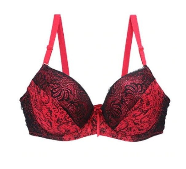 Damen Push-up-BH Pamela rot 85D