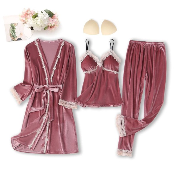 Damen-Pyjama-Set P2999 rosa L