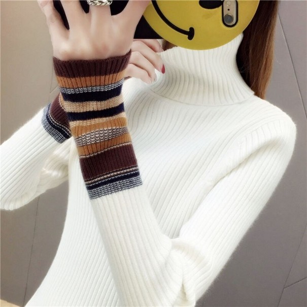 Damen-Rollkragenpullover A2366 weiß S