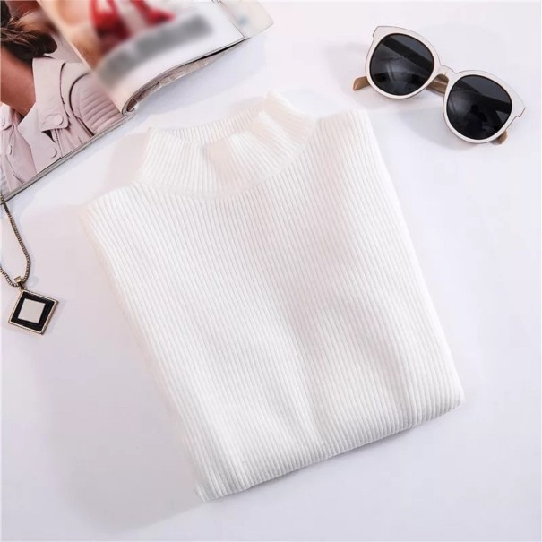Damen-Rollkragenpullover G202 weiß S