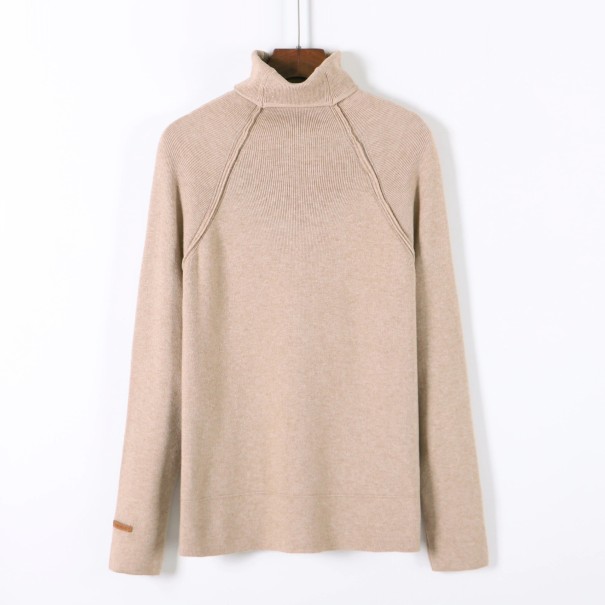 Damen-Rollkragenpullover G341 beige