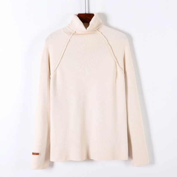 Damen-Rollkragenpullover G341 creme