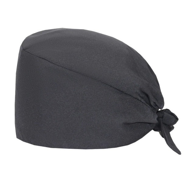 Damen Schal einfarbig schnell trocknend universelle Größe Polyester Spandex lila für Köchinnen Kosmetikerinnen Zahnärzte Mützen schwarz