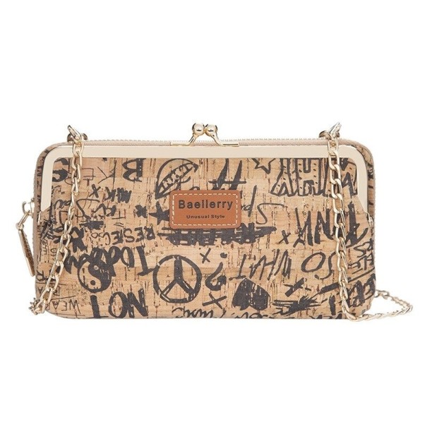 Damen-Schulterbrieftasche aus Leder M159 6