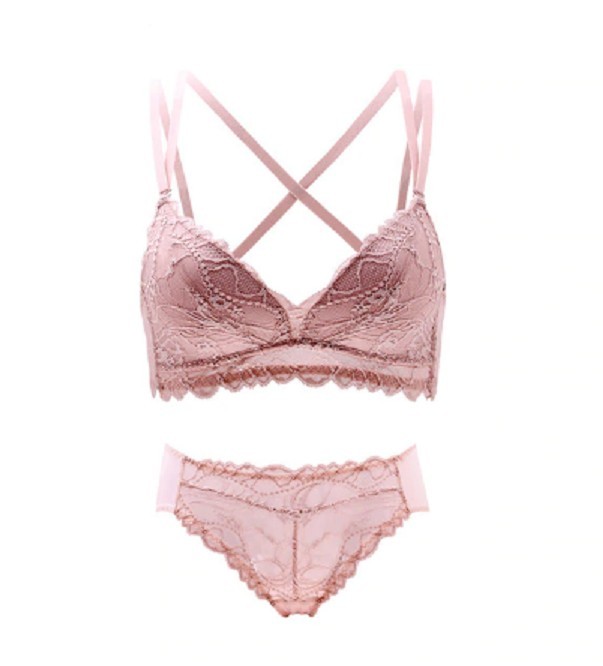 Damen-Set – BH und Höschen rosa 65B