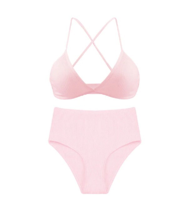 Damen-Set – BH und Höschen rosa XL