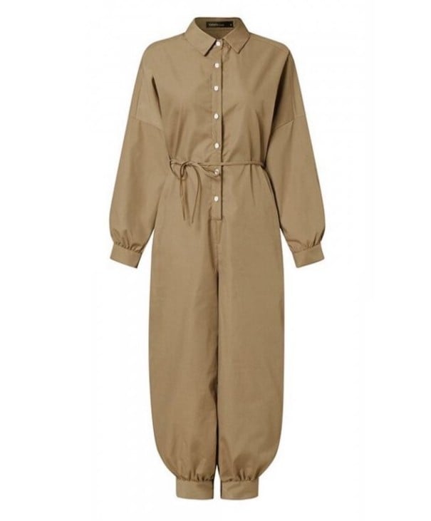 Damen-Shirt-Overall mit langen Ärmeln 4XL 3
