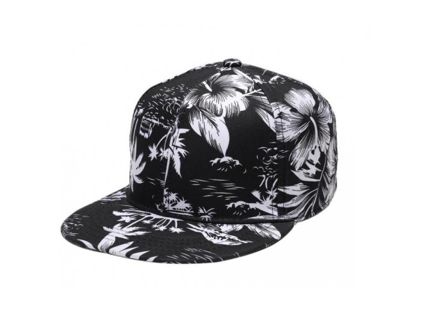 Damen-Snapback mit Blumen 5