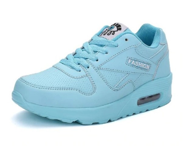 Damen-Sneaker mit Augenaufdruck J830 hellblau 39