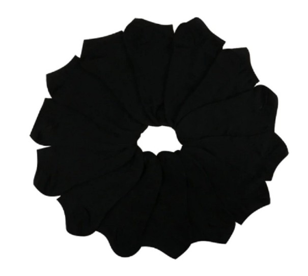 Damen-Socken – 7 Paar schwarz