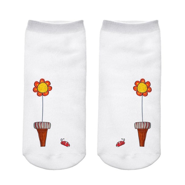 Damen-Socken mit Aufdruck A671 6
